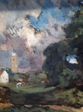 John Constable: Sketch of a Lane at East Bergholt | Landscapes | Romantism  | Fine art prints, reproductions, print on demand, framing