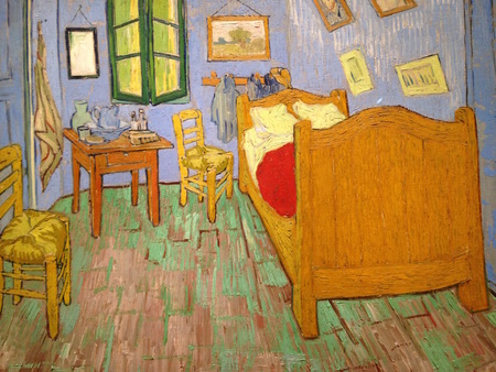Weekend Glimpse, A single room, Van Gogh